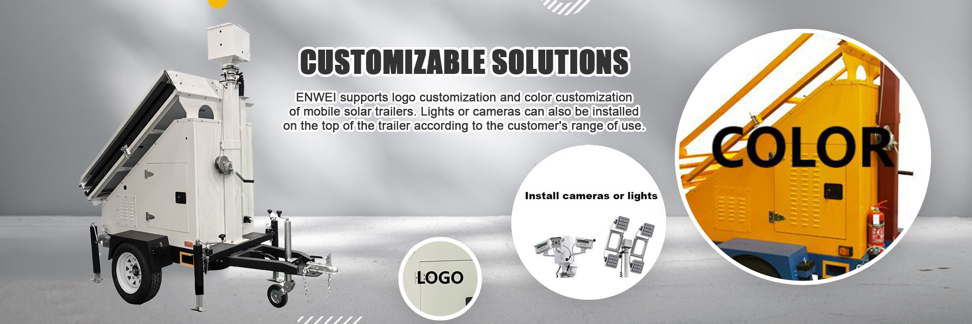 qualidade Trailer de Segurança Móvel fábrica