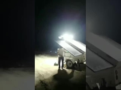 Reboque de luz LED solar móvel