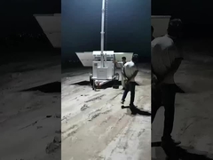 Reboque de luz LED de televisão de vigilância solar móvel