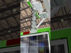 Cubo de torre de CCTV de luz solar led