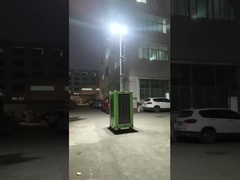 Cubo de torre de CCTV com câmara solar portátil