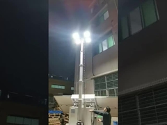 Torre de iluminação solar móvel