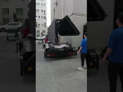 Reboque de exibição de ecrã solar LED