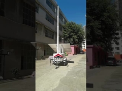 Reboque móvel de segurança solar