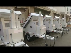 Reboque de câmara de segurança solar