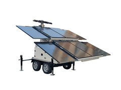 Torre de iluminação solar portátil modelo 8300