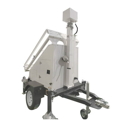 Trailer solar móvel de alto desempenho de 3*400W para escolas / estádios