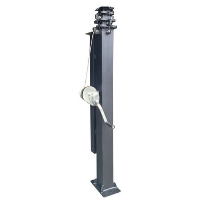 4.5m 15ft 6m 19ft Mast telescópico manual para cameras de elevação de trailers solares e luzes LED
