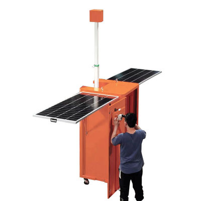 Dispositivo móvel de monitorização da energia solar com painéis solares de 2*200 W