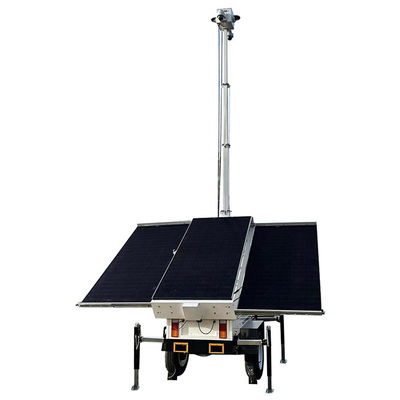Câmara solar de 24 V Cctv Trailers para monitoramento da área de mineração