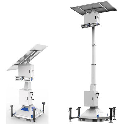Painel solar de 420 watts Mobile Street Light Led Tower para Iluminação de Construção Rodoviária