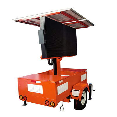 Painel Solar Sistema de Energia de Energia LED Display Trailer 4G 5G WIFI Para o local de construção