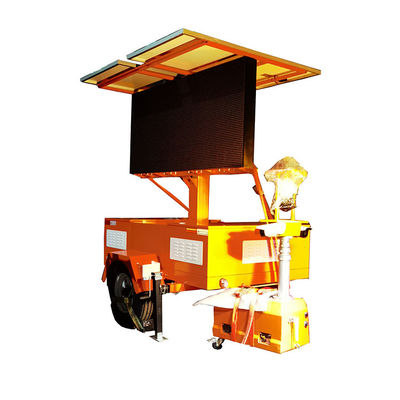 Painéis de energia solar portáteis 24V LED Display Versatilidade Trailers para ponto turístico