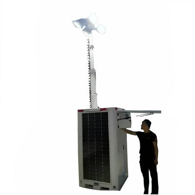 Lâmpada solar resistente à corrosão e à água Led Light Tower Box para iluminação de acampamento