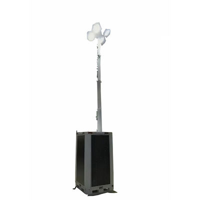Painel Solar Sistema de Energia de Silício Monocristalino Alto Brilho Led Light Tower Cabinet Para Iluminação de Festival de Música ao Ar Livre