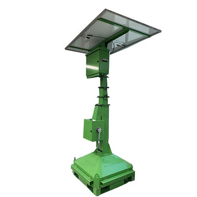 Rua Solar Portátil 2 * 50W LED Luzes de Inundação Light Tower Para Iluminação de Campo de Golfe