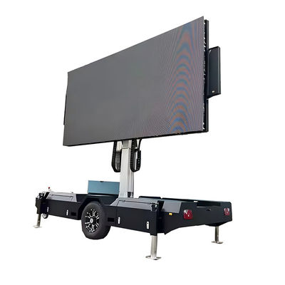 Imagem em tempo real Exterior Portátil LED Display Screen Publicidade Screen Trailer Para evento esportivo