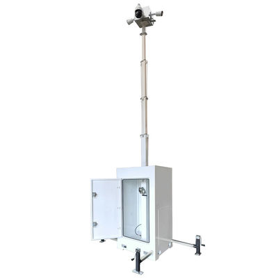 Unidade de vigilância móvel de emergência Torre de luz Torre de vigilância móvel para monitoramento de canteiros de construção
