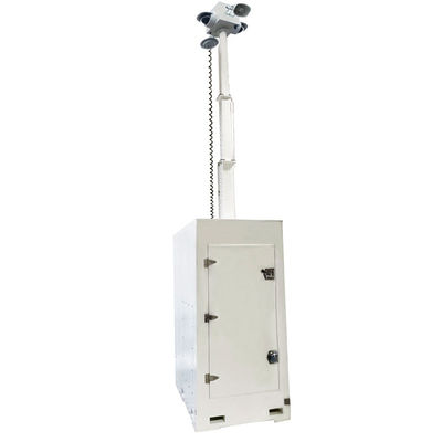 Torre de vigilância móvel Cube Torre de câmeras de segurança para eventos esportivos