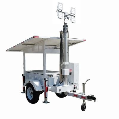 Trailers de luz solar portáteis de forte mobilidade para iluminação de minas