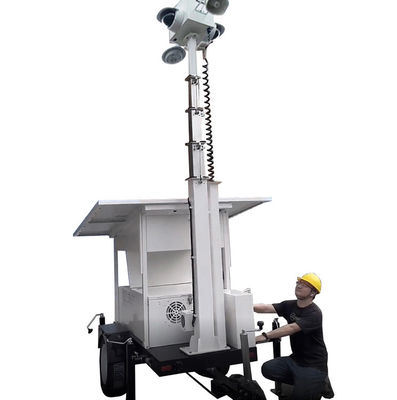 Superiora flexibilidade câmera de segurança móvel torre montada Cctv de alta definição para monitoramento de minas