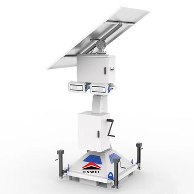 Torre de iluminação solar móvel com sistema de vigilância de câmeras de segurança e luz LED para iluminação de rua