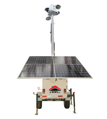 Trailer CCTV com Energia Solar para Monitoramento de Parque Industrial