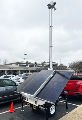 Novo reboque de monitorização solar de implantação rápida com energia solar para vigilância agrícola