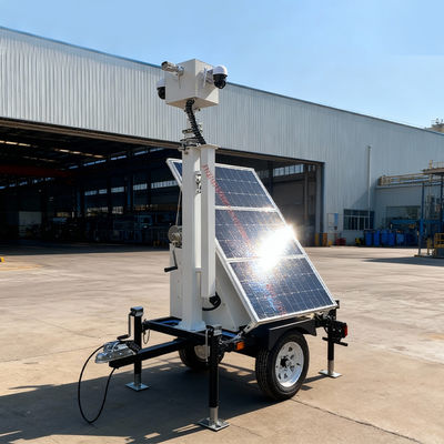 Sistema de vigilância móvel fora da rede com caixa impermeável do controlador MPPT