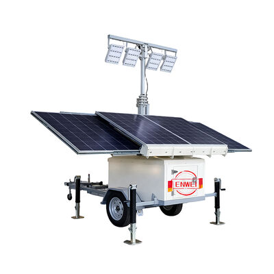 Lâmpadas LED de segurança solar móvel para iluminação de minas/agricultura/áreas remotas